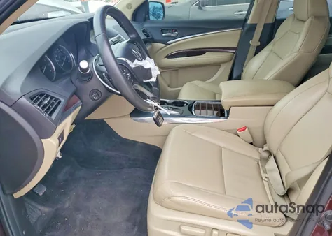 2016 Acura Mdx Technology z USA, uszkodzony, nr VIN 5FRYD3H40GB011803